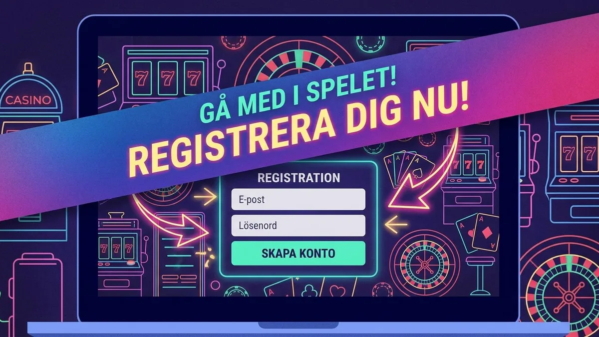 Registrera dig med bonus